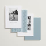 "Classic Frame" - Save the Dates in Cotton by Jennifer Postorino - Back of Card Options