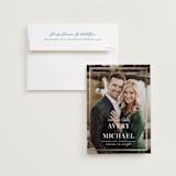 "Classic Frame" - Save the Dates in Cotton by Jennifer Postorino - Save the Date with Envelope