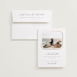 "Formality" - Save the Dates in Pearl by Sarah Brown - Save the Date with Envelope