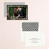 "Magnetic" - Save the Dates in Onyx by Jessica Williams - Assembled