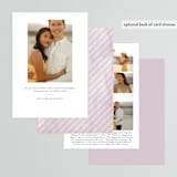 "Forever Elegant" - Save the Dates in Lavender by Hooray Creative - Back of Card Options