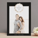 "Little Wreath" - Save the Dates in Ebony by Phrosné Barwood - Front