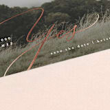 "A Thousand Times Yes" - Save the Dates in Snow by Hooray Creative - Detail