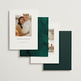 "Modernized" - Save the Dates in Jade by Kerry Doyle - Back of Card Options