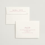 "Wentworth" - Save the Dates in Ruby by Megan Davis - FREE Recipient Addressing