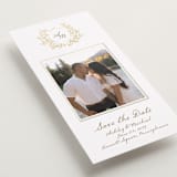 "Boho flower crest" - Save the Dates in Ivory by Cass Loh - Detail