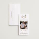 "Boho flower crest" - Save the Dates in Ivory by Cass Loh - Save the Date with Envelope