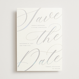 "Scriptic" - Save The Dates in Opal by Kaydi Bishop - Front