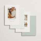 "Scriptic" - Save The Dates in Opal by Kaydi Bishop - Back of Card Options
