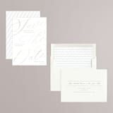 "Scriptic" - Save The Dates in Opal by Kaydi Bishop - Assembled