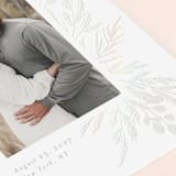 "Forever & Always" - Save The Dates in Silver Eucalyptus by Hudson meet Rose - Detail