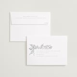 "Forever & Always" - Save The Dates in Silver Eucalyptus by Hudson meet Rose - FREE Recipient Addressing