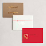 "Trick-or-Treat" - Holiday Cards in Onyx by Hooray Creative - Real-Foil Envelopes & Wax Seals