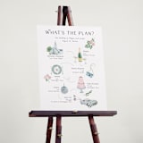 "Journey of the Day" - Schedule Signs in Porcelain by frau brandt - In Use