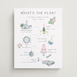 "Journey of the Day" - Schedule Signs in Porcelain by frau brandt - Front