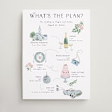 "Journey of the Day" - Schedule Signs in Porcelain by frau brandt - Front