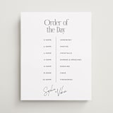 "Simply Us" - Schedule Signs in Chiffon by Hudson meet Rose - Front