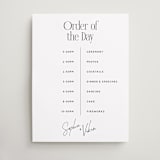 "Simply Us" - Schedule Signs in Chiffon by Hudson meet Rose - Front