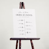 "Iconic" - Schedule Signs in Powder by Laura Hamm - In Use