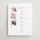 "polaroids" - Schedule Signs in Pearl by Lori Wemple - Front