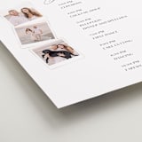 "polaroids" - Schedule Signs in Pearl by Lori Wemple - Detail