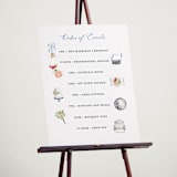 "Wedding icons" - Schedule Signs in Classic by Sarah Knight - In Use