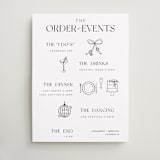"The One 2" - Schedule Signs in Onyx by Zani van Zyl - Front