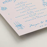 "Handdrawn little things" - Schedule Signs in Sky Whispers by Cass Loh - Detail