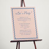 "Party" - Schedule Signs in Paloma by Megan Davis - In Use