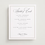 "Traditionalist" - Schedule Signs in Snow by Sarah Brown - Front