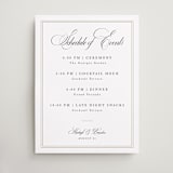 "Traditionalist" - Schedule Signs in Snow by Sarah Brown - Front