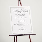 "Traditionalist" - Schedule Signs in Snow by Sarah Brown - In Use