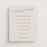 "Mirin" - Schedule Signs in Linen by Kate Ahn - Front
