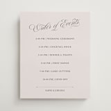 "Mirin" - Schedule Signs in Linen by Kate Ahn - Front