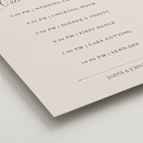 "Mirin" - Schedule Signs in Linen by Kate Ahn - Detail