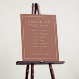 "Warm affection" - Schedule Signs in Dusty Rose by Stacey Meacham - In Use