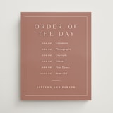 "Warm affection" - Schedule Signs in Dusty Rose by Stacey Meacham - Front