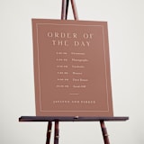 "Warm affection" - Schedule Signs in Dusty Rose by Stacey Meacham - In Use
