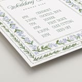 "Vintage Sketched" - Schedule Signs in Wisteria by Jenna Holcomb - Detail