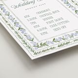 "Vintage Sketched" - Schedule Signs in Wisteria by Jenna Holcomb - Detail