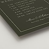 "refined" - Schedule Signs in Olive by Nicole Walsh - Detail
