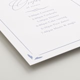 "Ocean Dreams" - Schedule Signs in Pale Cerulean by Sabrin Deirani - Detail