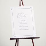 "Ocean Dreams" - Schedule Signs in Pale Cerulean by Sabrin Deirani - In Use