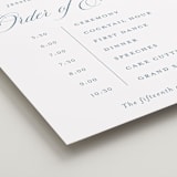 "Empire" - Schedule Signs in Dusty Blue by Jennifer Postorino - Detail
