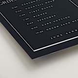 "Luster" - Schedule Signs in Ocean by Stacey Meacham - Detail