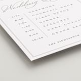 "Overlapping" - Schedule Signs in Cotton by Amy Kross - Detail