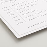 "Overlapping" - Schedule Signs in Cotton by Amy Kross - Detail
