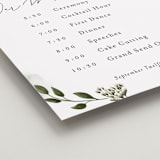 "Classic Love" - Schedule Signs in Vanilla by Susan Moyal - Detail