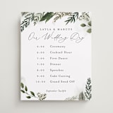 "Classic Love" - Schedule Signs in Vanilla by Susan Moyal - Front
