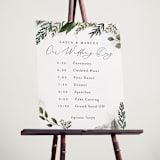 "Classic Love" - Schedule Signs in Vanilla by Susan Moyal - In Use